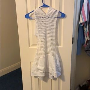 Rave Mesh Tank Hoodie